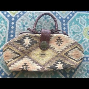 Vintage-style southwestern textile purse
